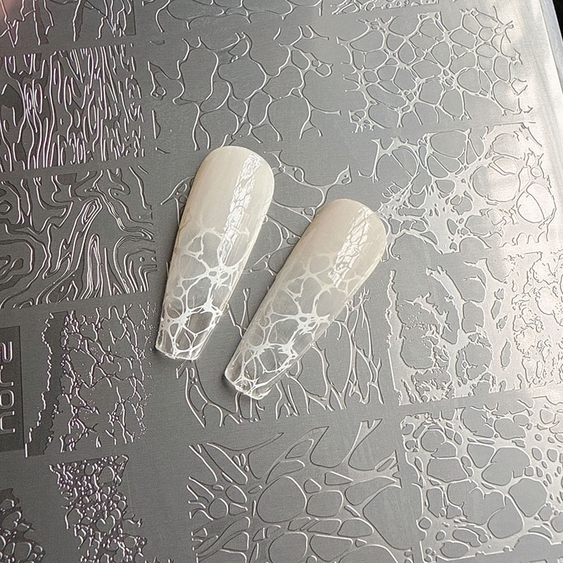 Nail Art Stamping Kit - XMQ ネイルアートスタンピングプレート バブルテンプレートツール