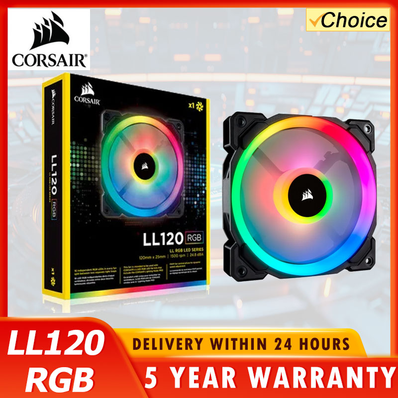 Led Ring Light - CORSAIR LL120 RGB 120mm デュアルライトリングLED PWMファン
