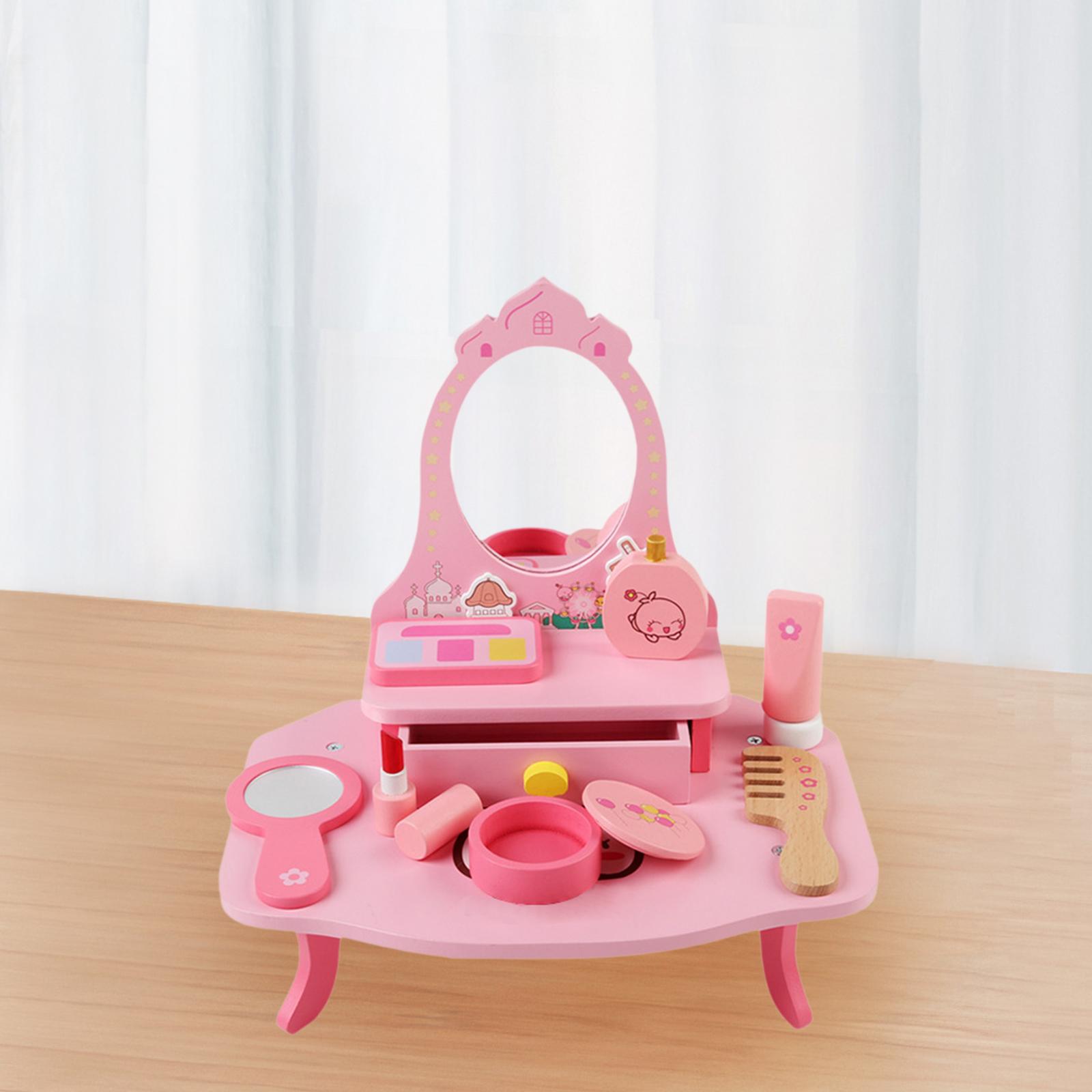 Beauty Makeup Set For Kids - 子供用メイクアップおもちゃセット 美容おもちゃ シミュレーションドレッシングテーブルおもちゃ ごっこ遊びメイクアップキット 子供 女の子向けギフト