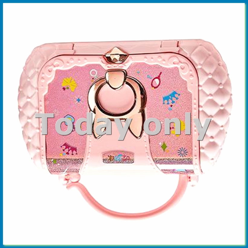 Beauty Makeup Set For Kids - キッズビューティーおもちゃ メイクアップキット 小さなバッグ 洗えるごっこ遊び化粧品セット おもちゃ ミラー付き