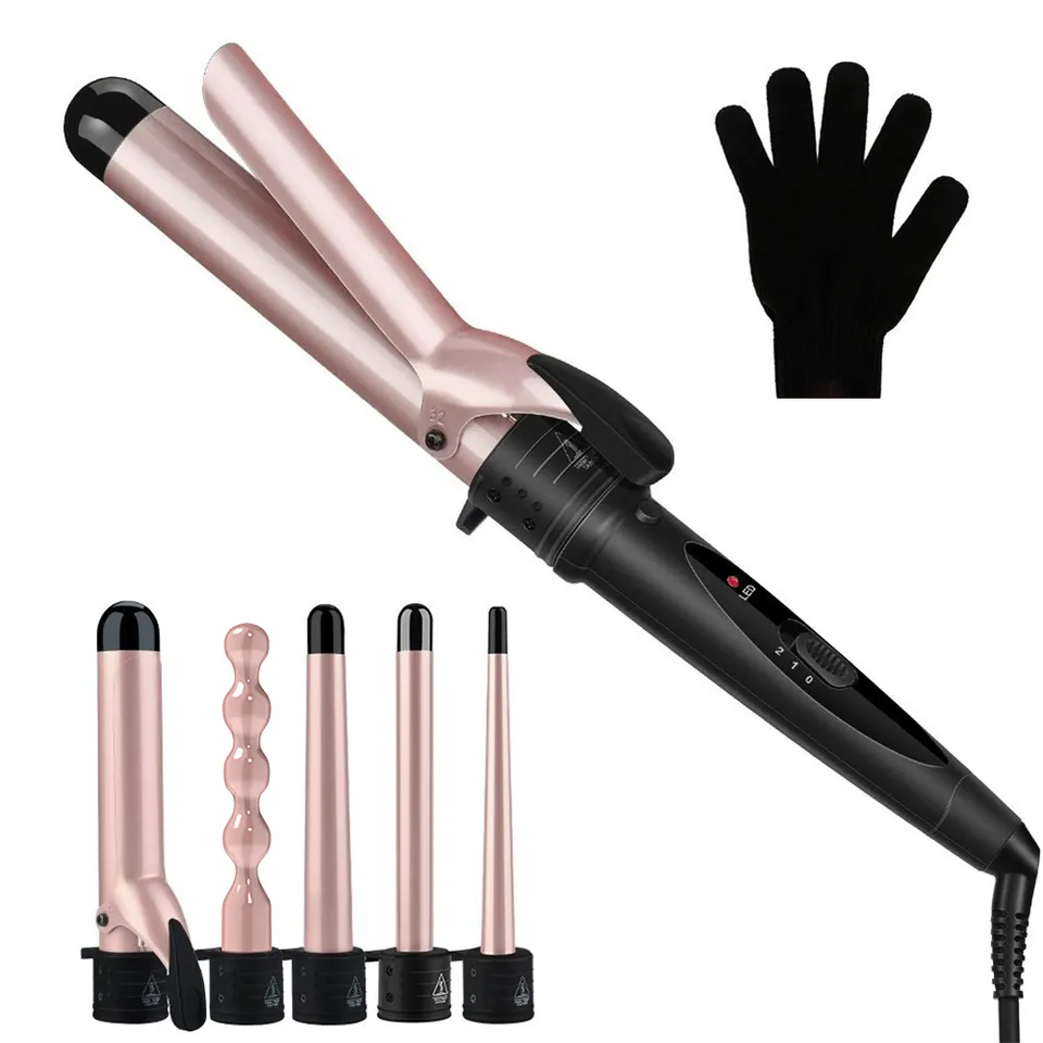 Hair Curling Wand - プロ仕様 サロン用 ヘアカーラー 速乾スタイリング ロール カールアイロン