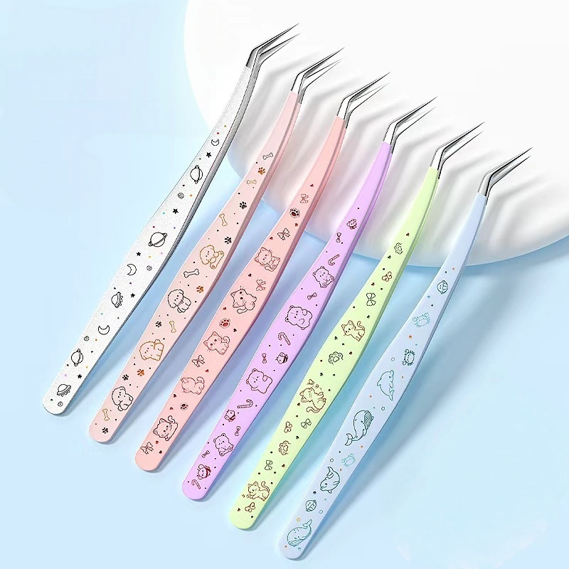 Beauty Makeup Book - ゴールドフェザーまつげカーラー、ビューティーメイクアップ、つけまつげ、クリップブック、スクラップブッキング、漫画まつげステッカー、ビーンスプライシング