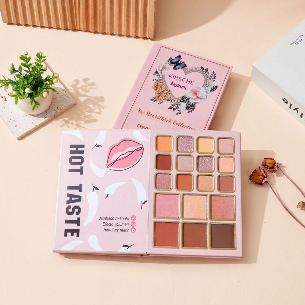 Beauty Makeup Book - 新しいマットメイクアップパレットブックアイシャドウロングラスティングビューティーブックメイクアップキットハイライター多機能フェイス＆アイコスメティックス