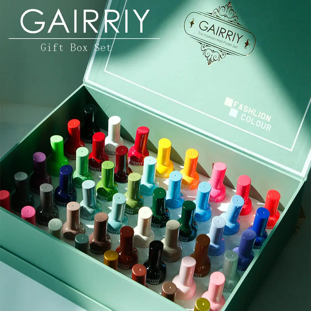 Gel Nail Polish - 卸売プロ仕様プライベートラベル48色クリアジェルネイルポリッシュUVジェルポリッシュHEMAフリーリダンネイルデザインキットセットボックス