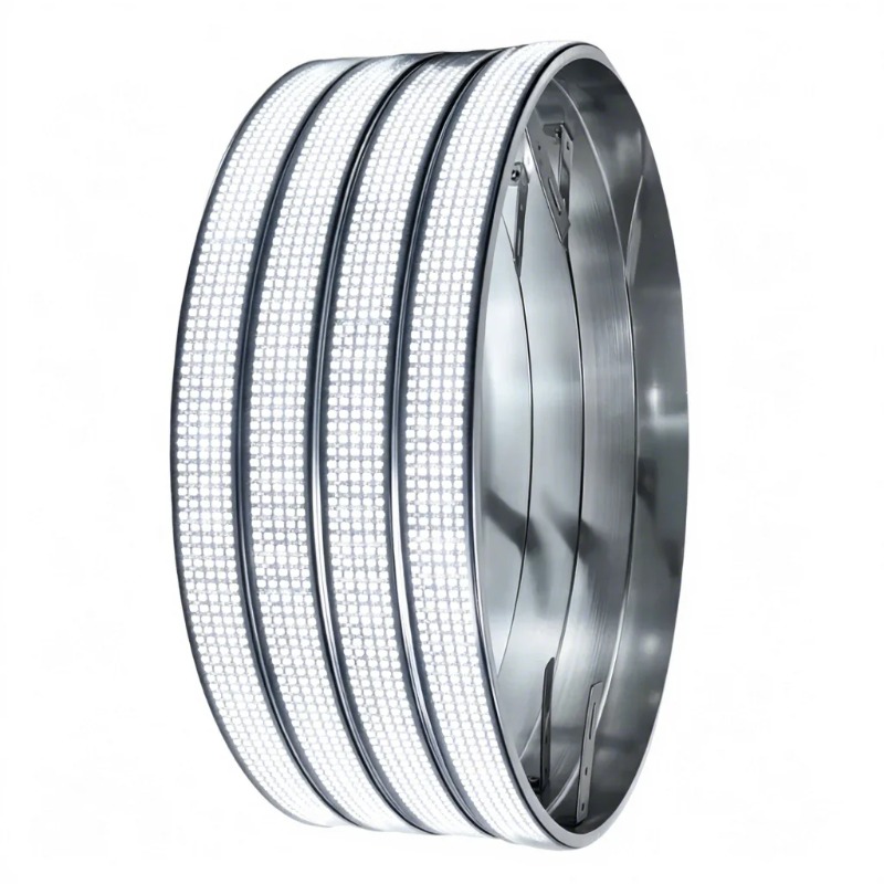 Led Ring Light - 17インチ 5列ピュアホワイトLEDホイールリングライトキット 高密度4680LEDリムウェルタイヤアンダーグローアトモスフィアランプ トラック・車用