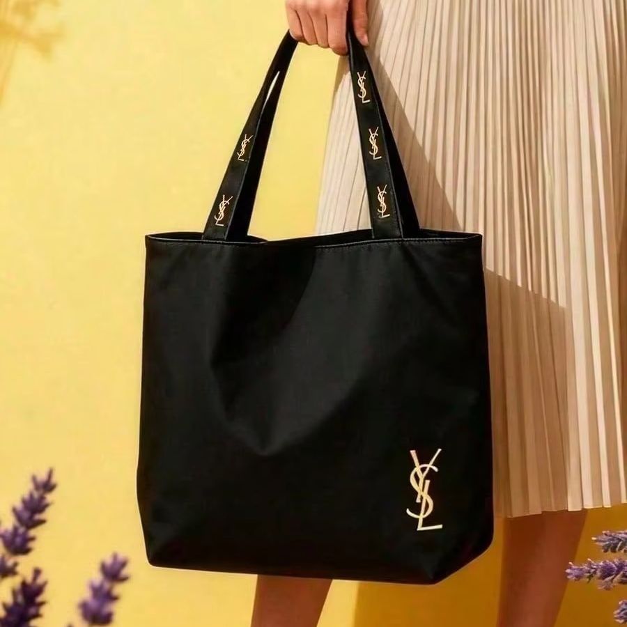 Ysl Beauty Makeup - イヴ・サンローラン YSL バッグ ミニマリストラグジュアリー ブラックキャンバス ショルダーバッグ