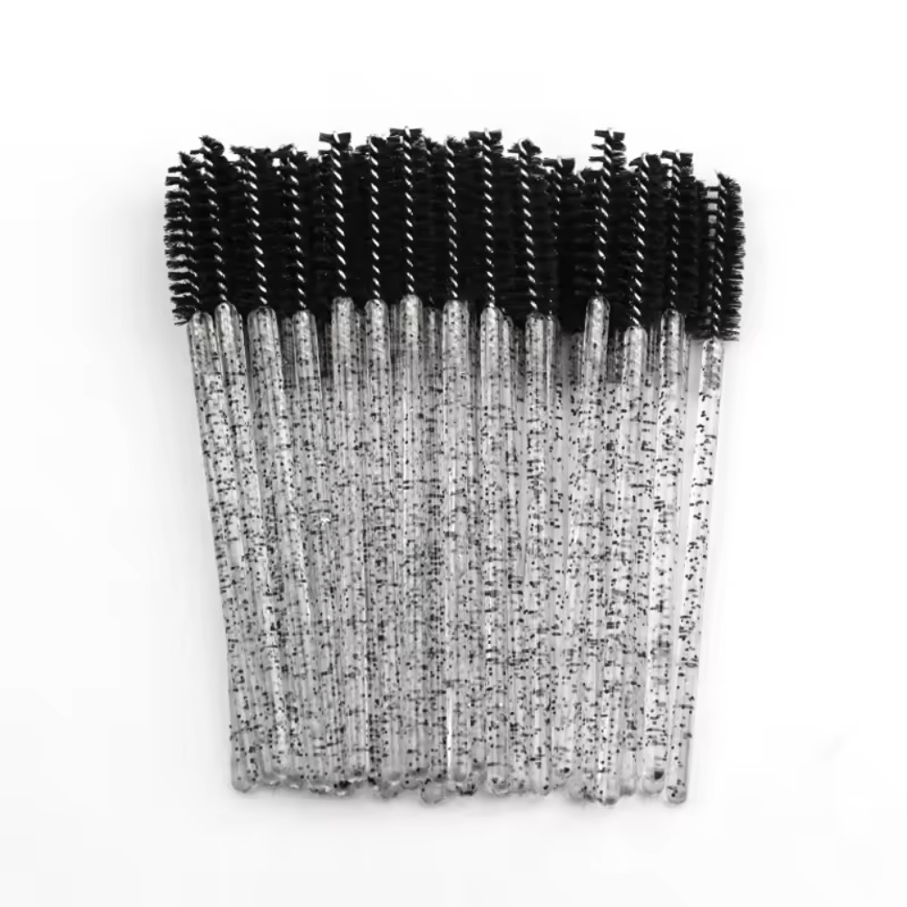 Beauty - Makeup - Eyes - 50-100 個クリスタルまつげブラシコームプロフェッショナルアイラッシュエクステンションマスカラワンドメイクアップ美容ツールまつげ用