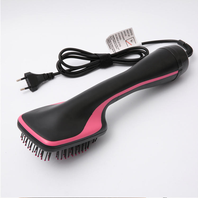 Hair Curling Wand - ホット販売ワンステップヘアコームマイナスイオンヘアドライヤーブラシカーリングストレートウェットとドライストレートカーラー熱風コーム