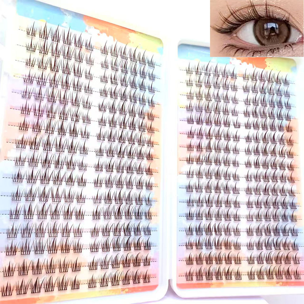 Beauty Makeup Book - 激安セール DIYメイク 384個入り ラッシュクラスター まつげブック 32列