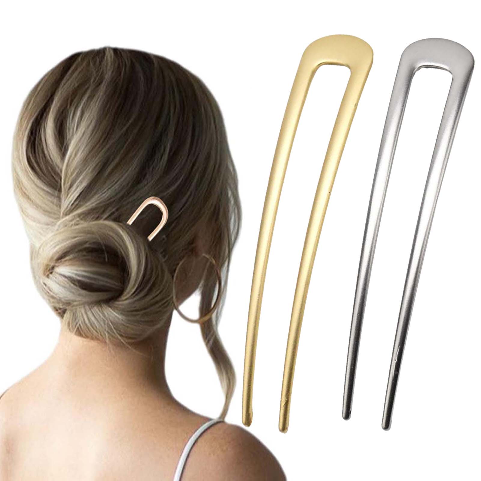フランス製U字型ヘアピン ヴィンテージメタルヘアフォークステ - Hair Curling Wand のレビューと価格