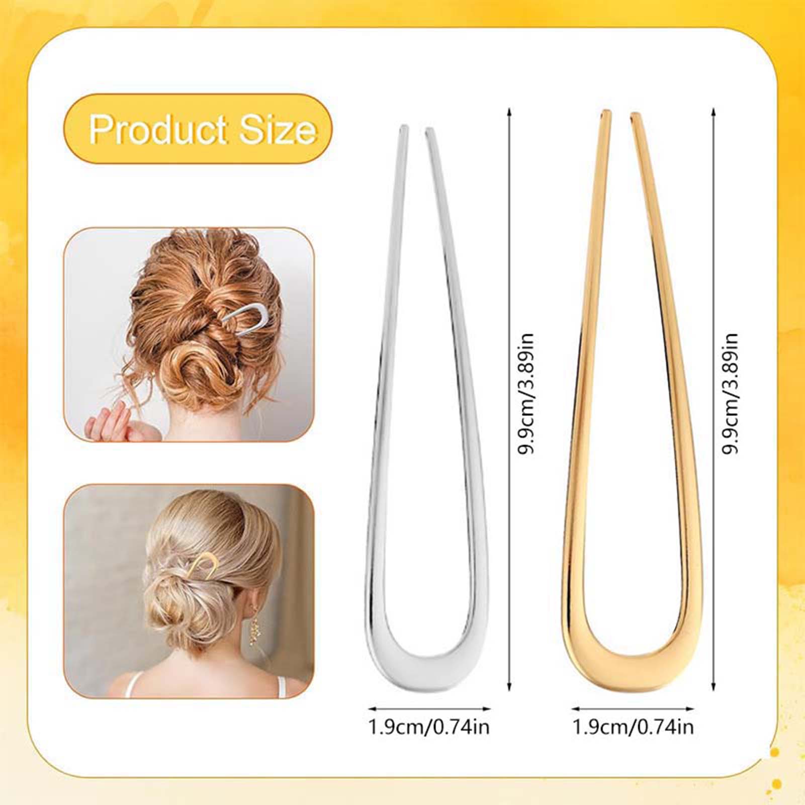 フランス製U字型ヘアピン ヴィンテージメタルヘアフォークステ - Hair Curling Wand のレビューと価格