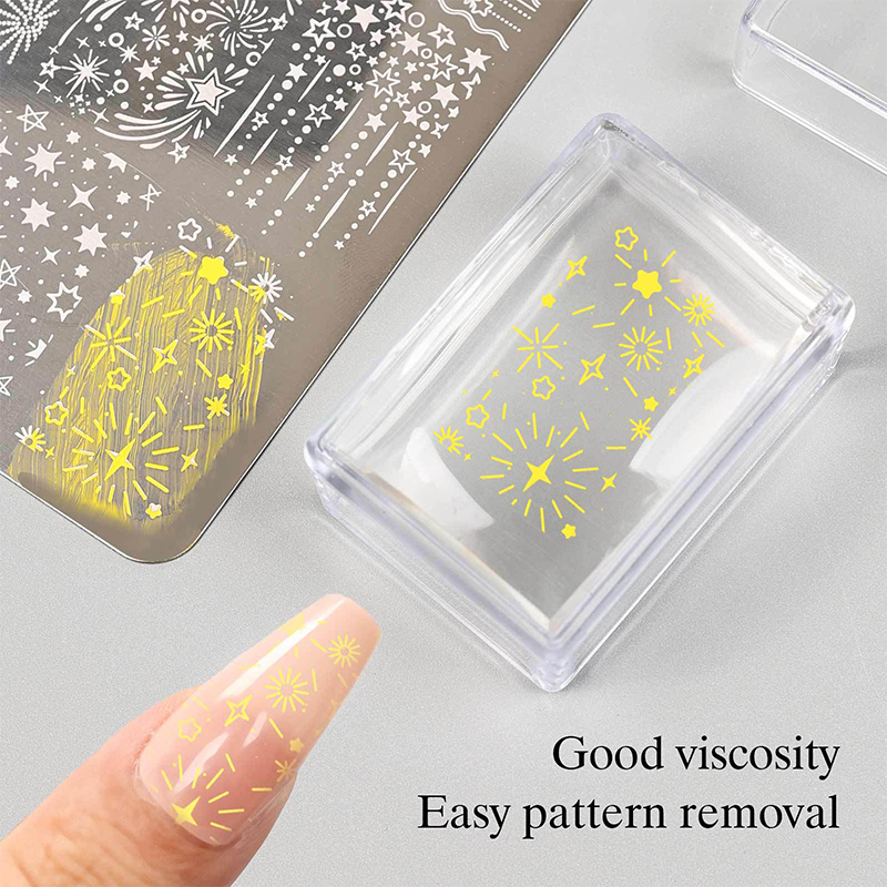 ネイルアートスタンピングプレートキットフレンチマニキュアデザ - Nail Art Stamping Kit のレビューと価格