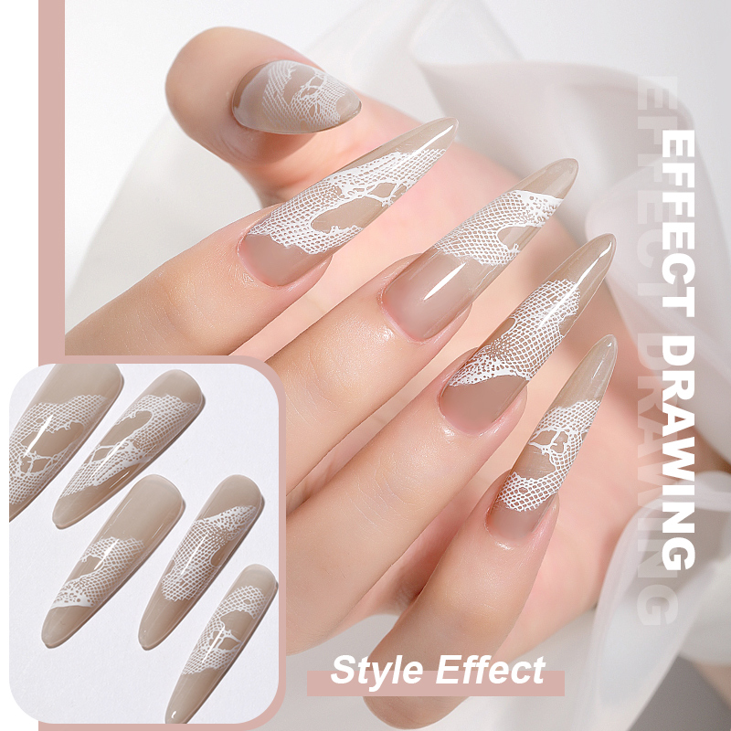 ネイルスタンピングジェルポリッシュセット ブラック ホワイト - Nail Art Stamping Kit のレビューと価格