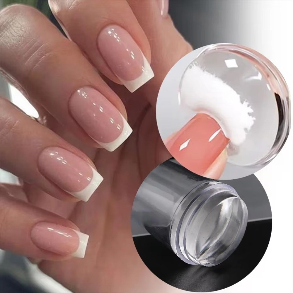 多用途シリコンネイルアートスタンパー クリアステンシルテンプ - Nail Art Stamping Kit のレビューと価格