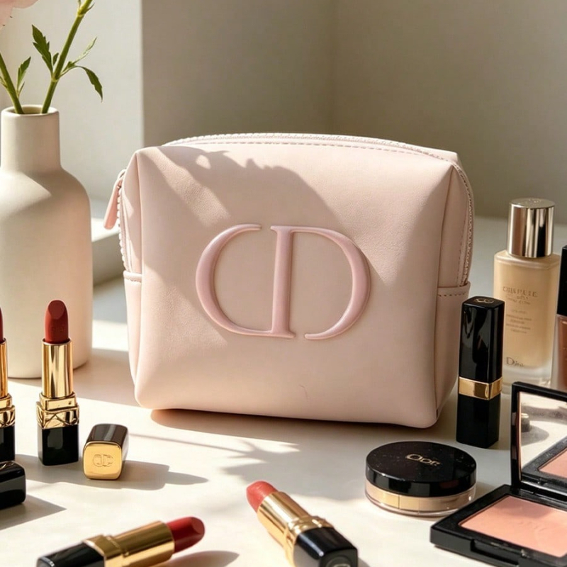 ディオールバッグ プレミアムファブリック ピンクの化粧品バッ - Beauty Makeup Dior のレビューと価格