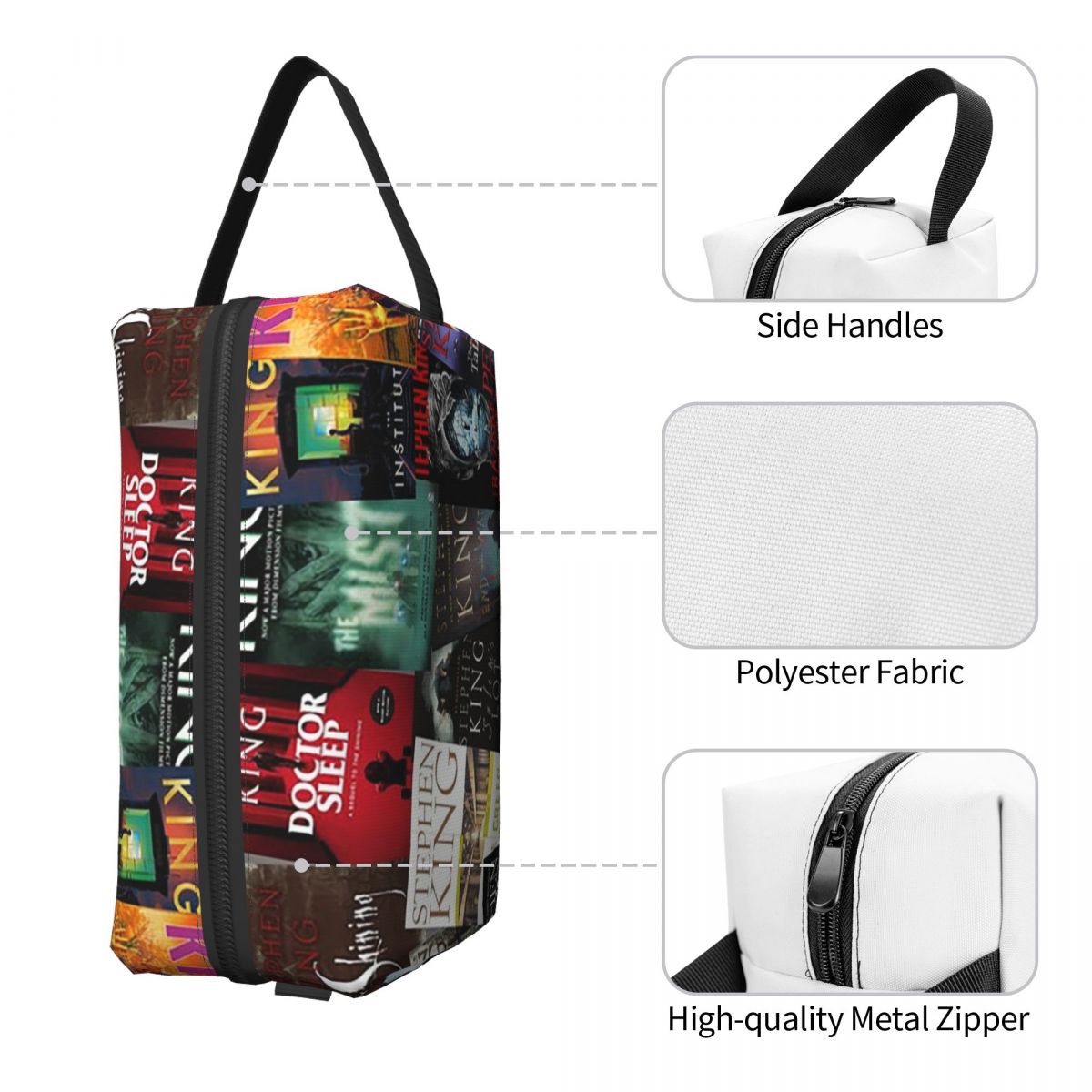 スティーブン・キングのブックカバー、ホラーブックワームメイク - Beauty Makeup Book のレビューと価格