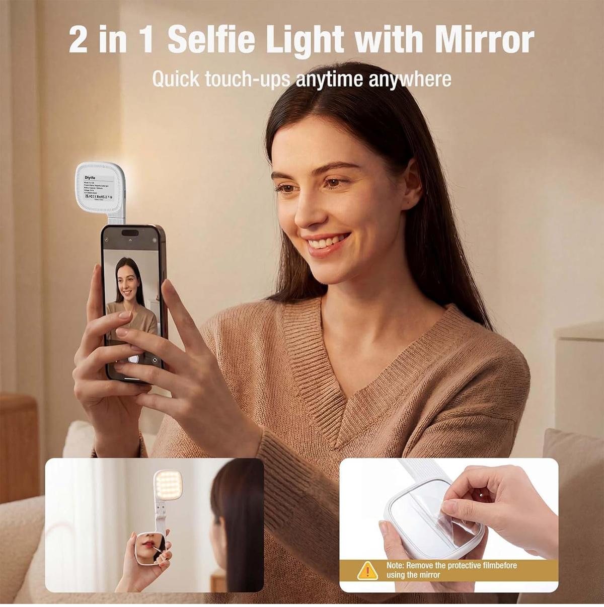 折りたたみ式調光補正ランプワイヤレスポータブルコンパクトマウ - Led Ring Light のレビューと価格