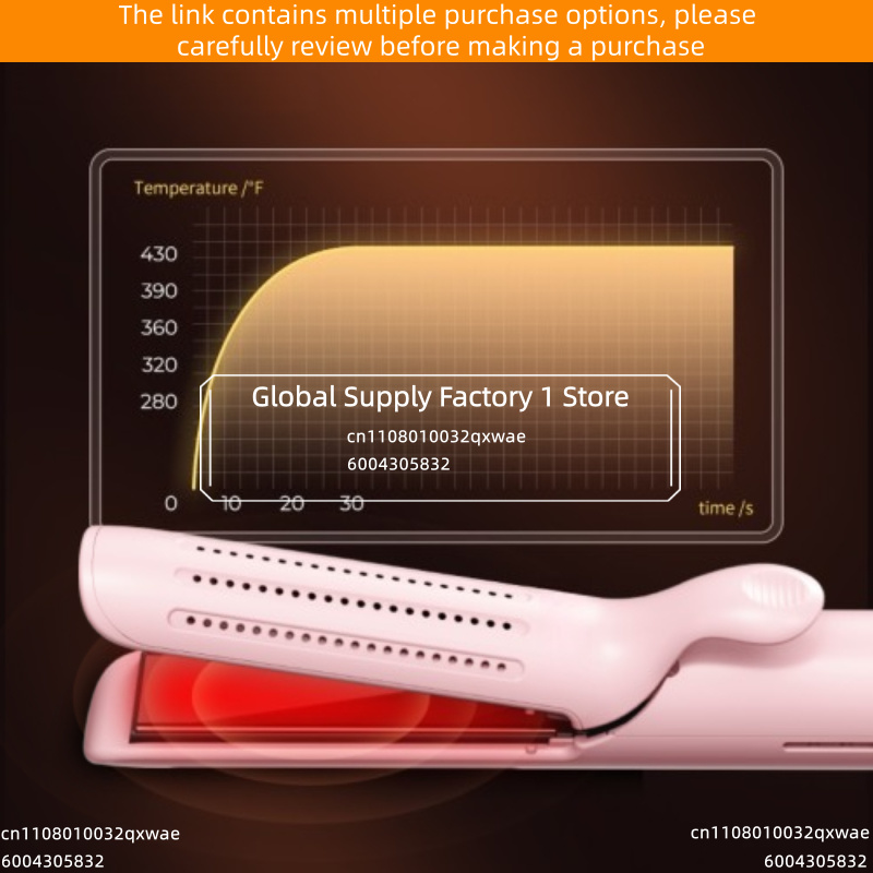 P-118 2 in 1 ヘアストレートナー カーラー ウェ - Hair Curling Wand のレビューと価格