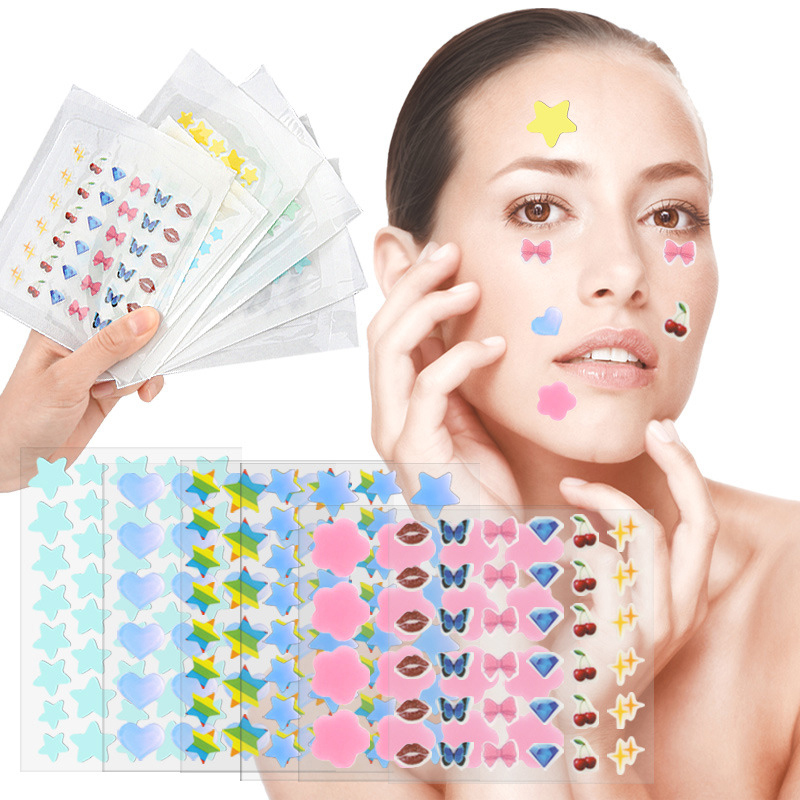 カラー漫画ニキビパッチスキンケアステッカーコンシーラーフェイ - Beauty For Makeup のレビューと価格