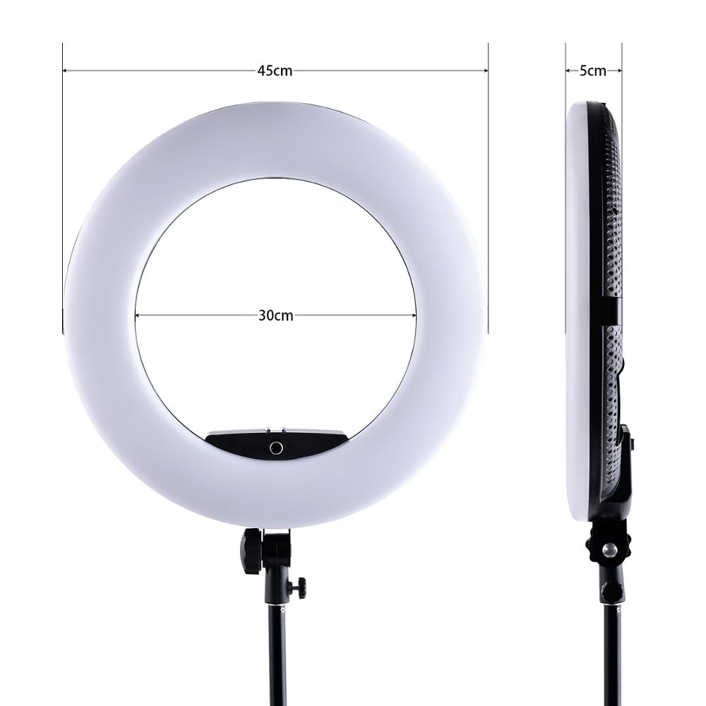 18インチLEDリングライト、ネットレッドライブフィルライト - Led Ring Light のレビューと価格