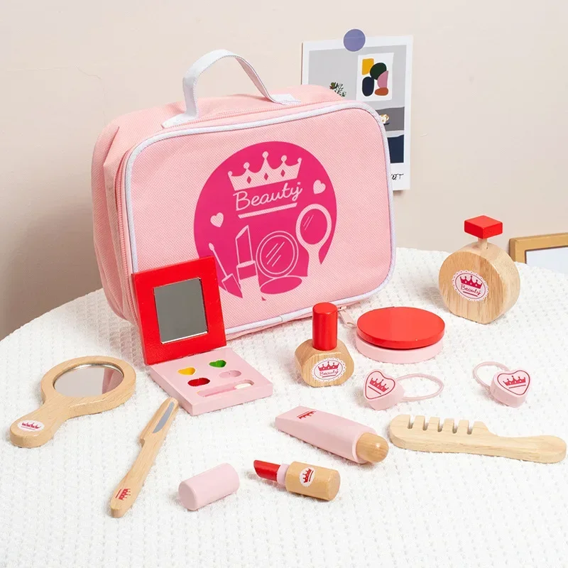 子供のためのシミュレーションゲーム,女の子のための木製のおも - Beauty Makeup Set For Kids のレビューと価格