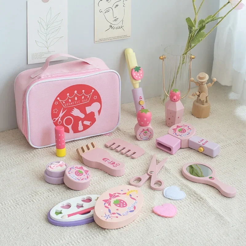 子供のためのシミュレーションゲーム,女の子のための木製のおも - Beauty Makeup Set For Kids のレビューと価格