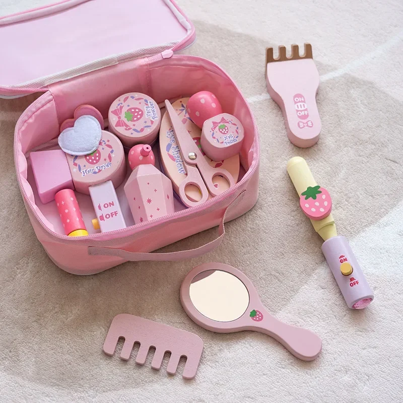 子供のためのシミュレーションゲーム,女の子のための木製のおも - Beauty Makeup Set For Kids のレビューと価格