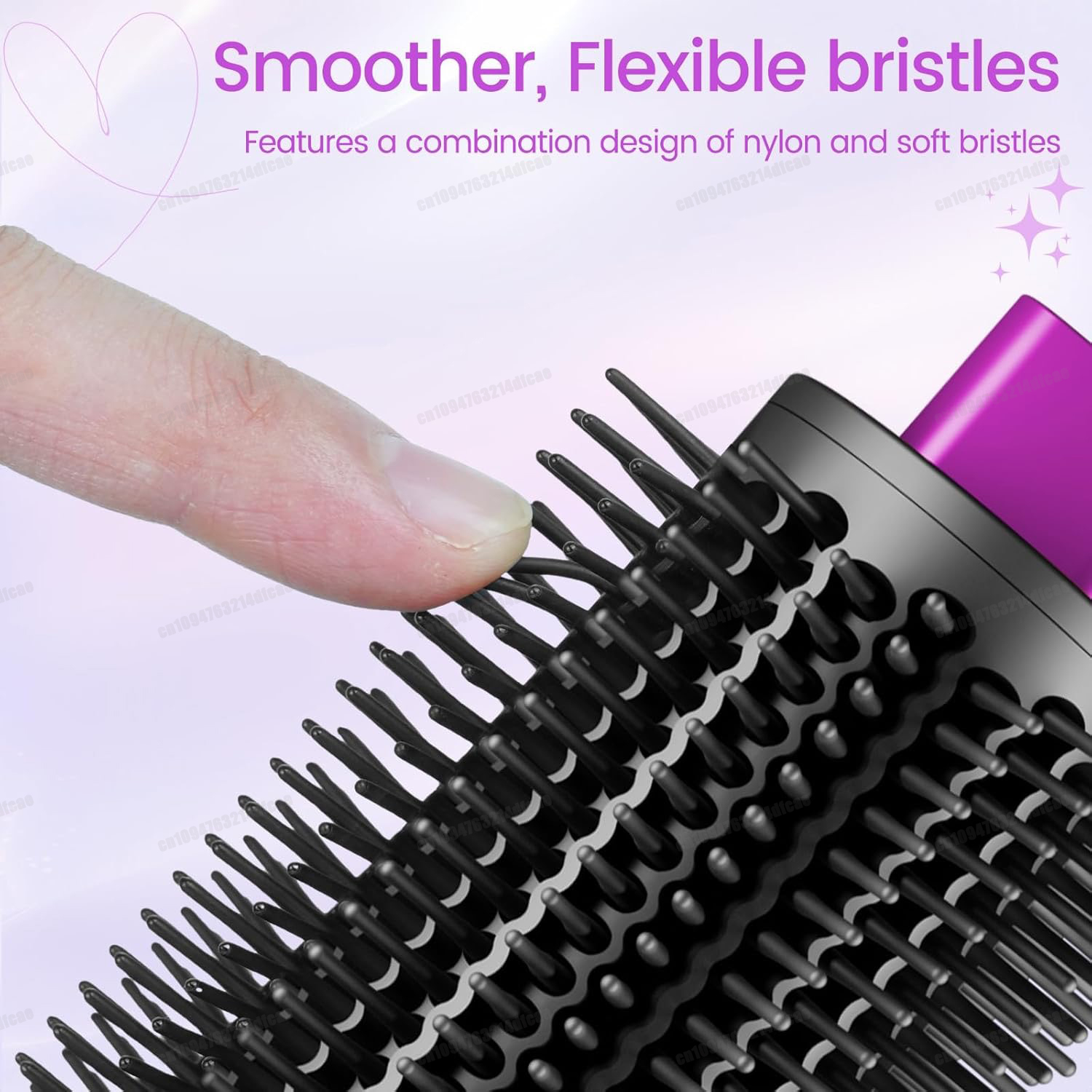 アップグレードされた 38mm ラウンドボリュームブラシ、ダ - Hair Curling Wand のレビューと価格