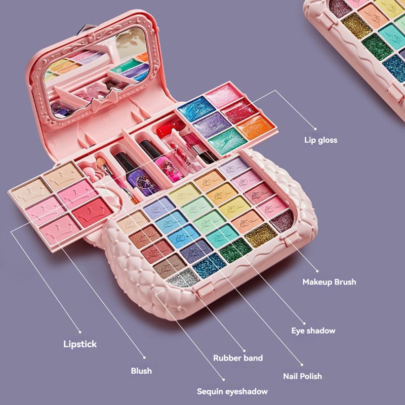 キッズビューティーおもちゃ メイクアップキット 小さなバッグ - Beauty Makeup Set For Kids のレビューと価格