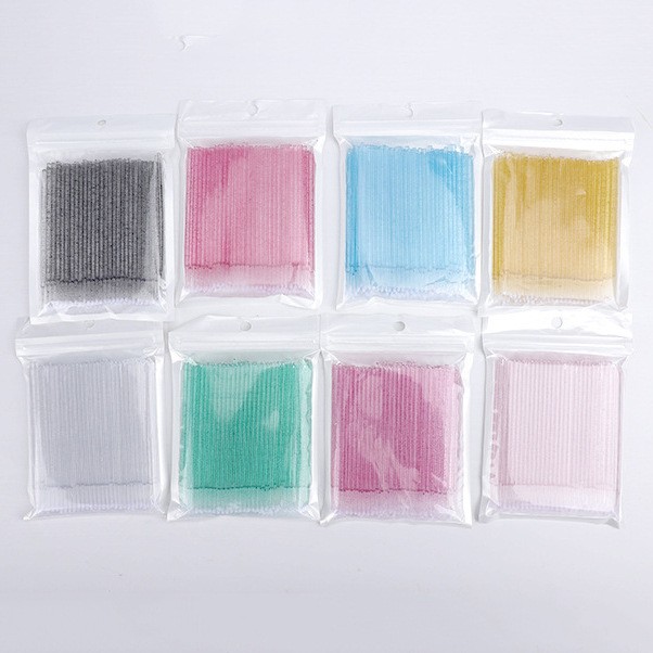100 個個別メイク落としブラシまつげマイクロブラシ美容クリ - Beauty Makeup Remover のレビューと価格