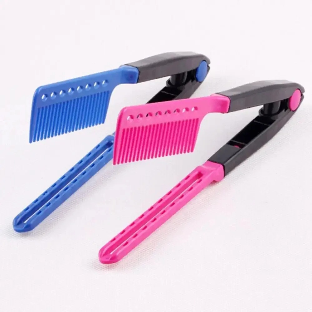 1 個 DIY 折りたたみ V タイプヘアストレートナーブラ - Hair Curling Wand のレビューと価格