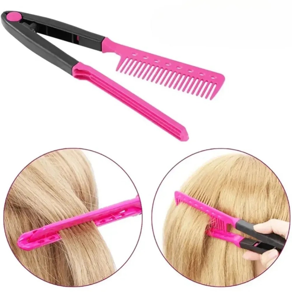 1 個 DIY 折りたたみ V タイプヘアストレートナーブラ - Hair Curling Wand のレビューと価格