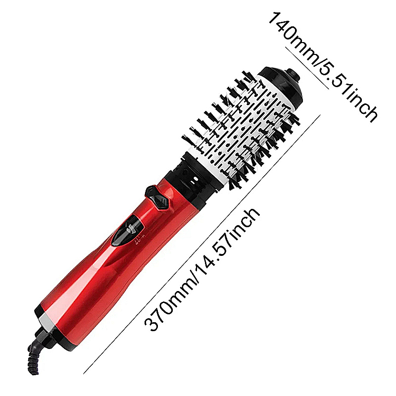 3-in-1 ホットエアスタイラー回転式ヘアドライヤーブラシ - Hair Curling Wand のレビューと価格