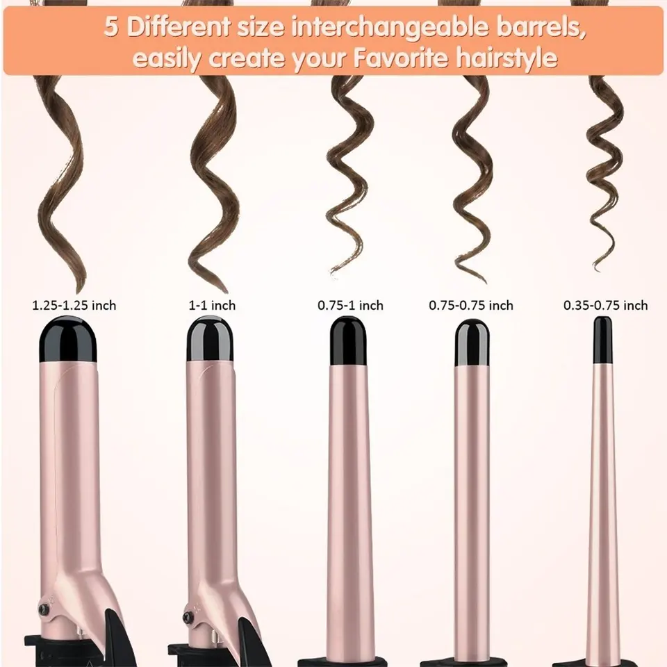 プロ仕様 サロン用 ヘアカーラー 速乾スタイリング ロール  - Hair Curling Wand のレビューと価格