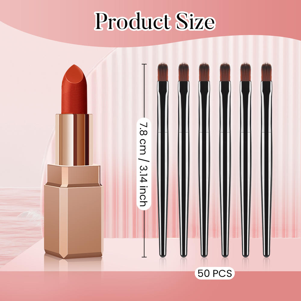 50/100 個使い捨てリップブラシセット口紅グロスワンドア - Beauty For Makeup のレビューと価格