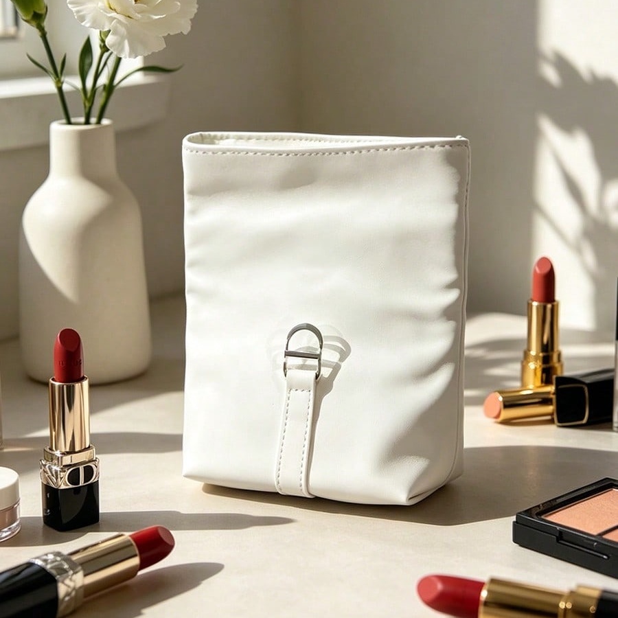ディオールのバッグ ホワイト コスメティックバッグ 高級エン - Beauty Makeup Dior のレビューと価格