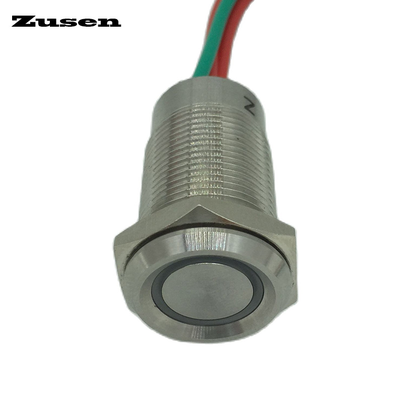 Zusen 19mm タッチスイッチ 配線付き 6-24V  - Led Ring Light のレビューと価格