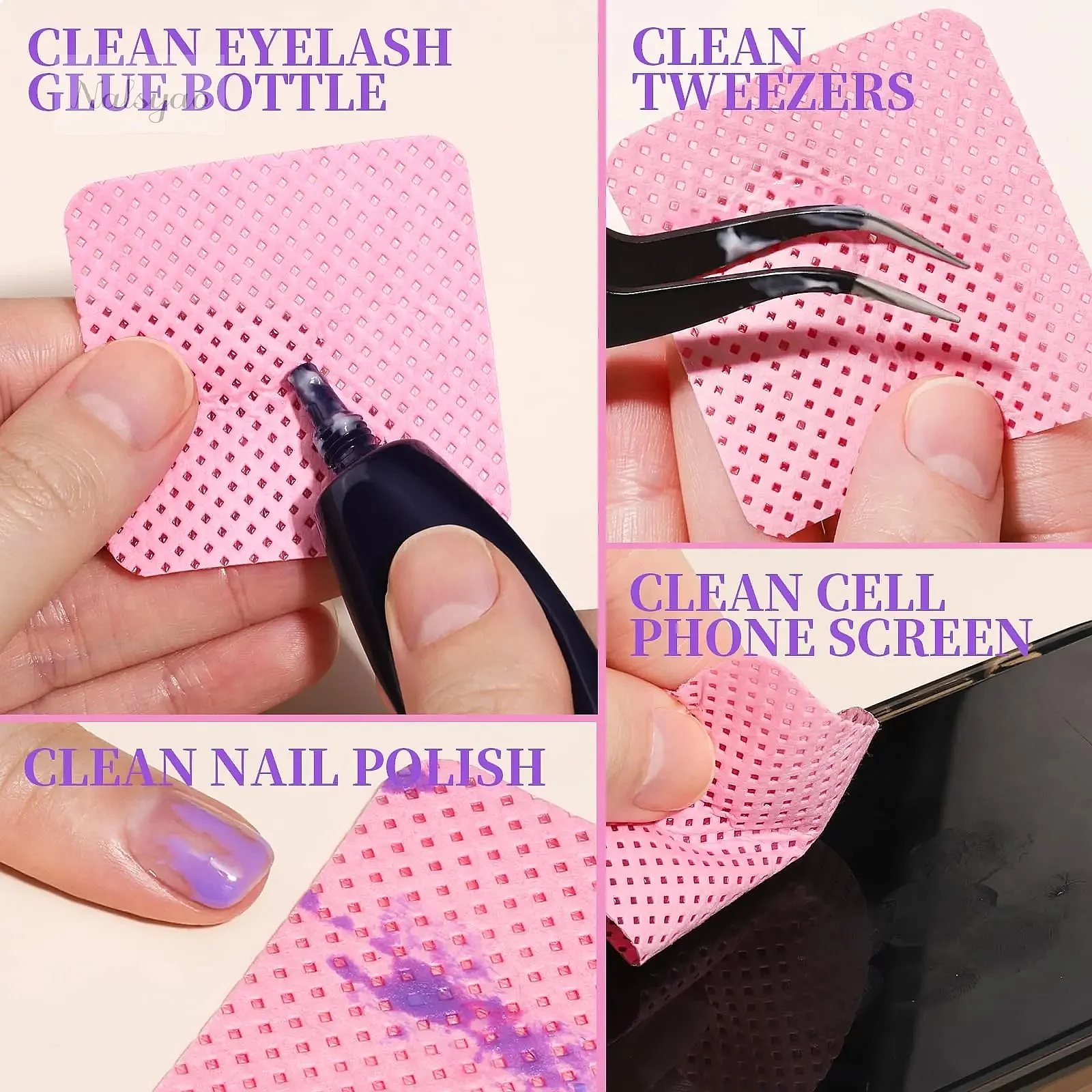 200枚入り糸くずの出ないネイルクリーニングワイプ、ジェルネ - Gel Nail Polish のレビューと価格