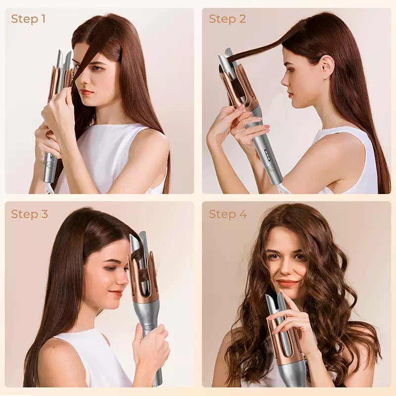 自動カーリングアイロン マイナスイオン カールアイロン 25 - Hair Curling Wand のレビューと価格