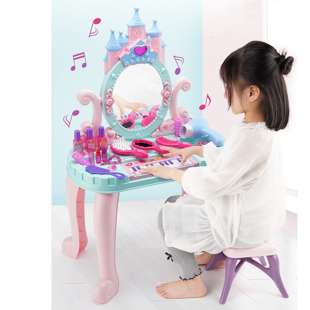 子供のための化粧テーブル,化粧品,シミュレーション玩具セット - Beauty Makeup Set For Kids のレビューと価格