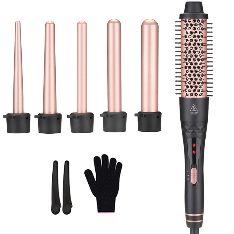 5 in 1交換式カーリングアイロン カールワンド カーリン - Hair Curling Wand のレビューと価格