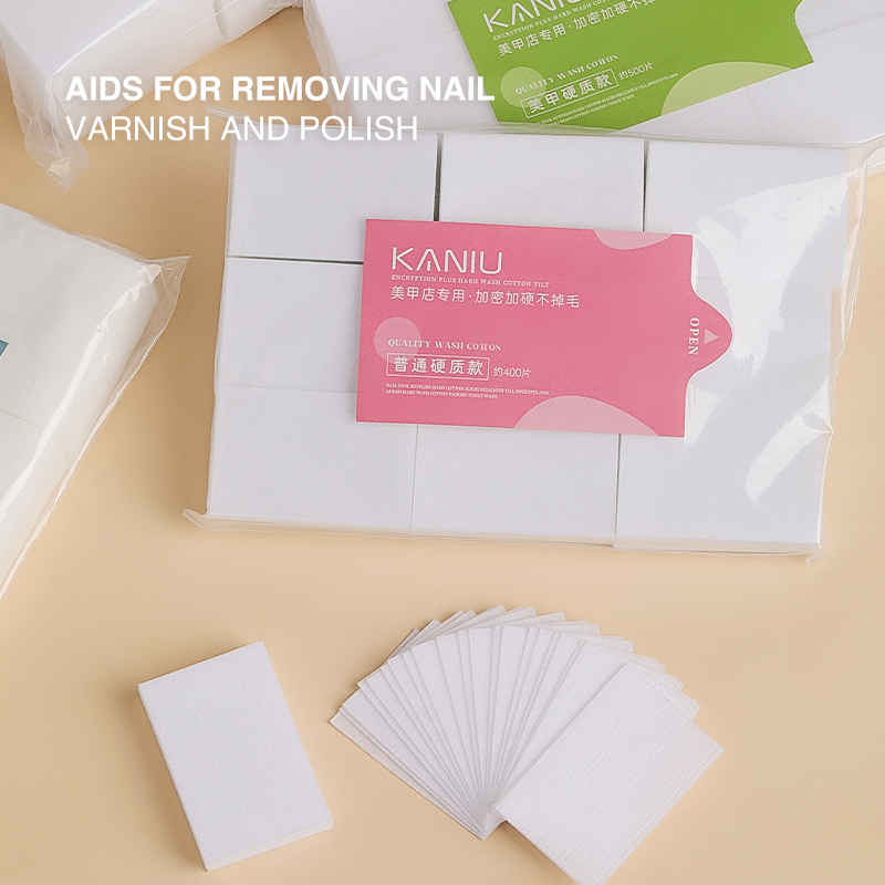 KANIU 400-2000枚入り/パック ネイルコットン  - Gel Nail Polish のレビューと価格