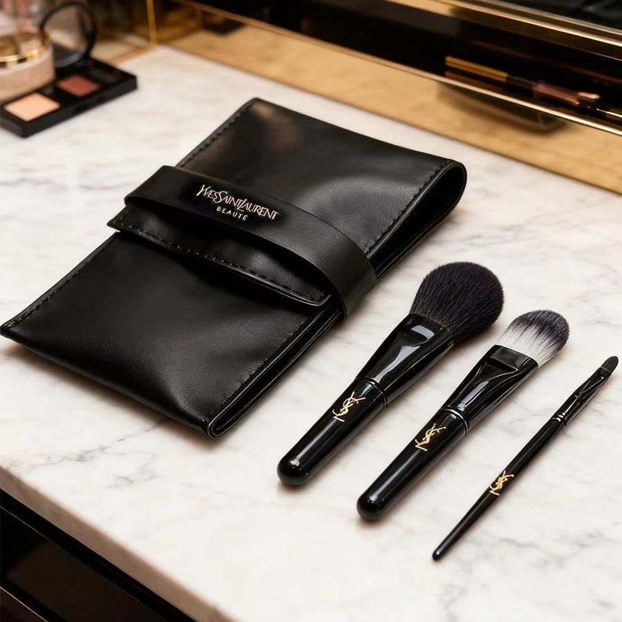 YSLポータブルメイクブラシセット、チークブラシ、コスメティ - Ysl Beauty Makeup のレビューと価格