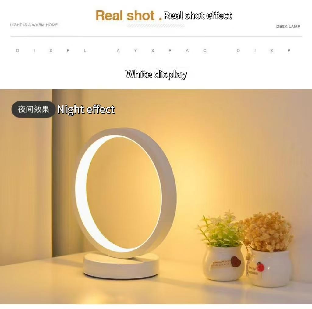 シンプルなリング型ランプ、常夜灯モデル、補助照明装飾ランプ - Led Ring Light のレビューと価格
