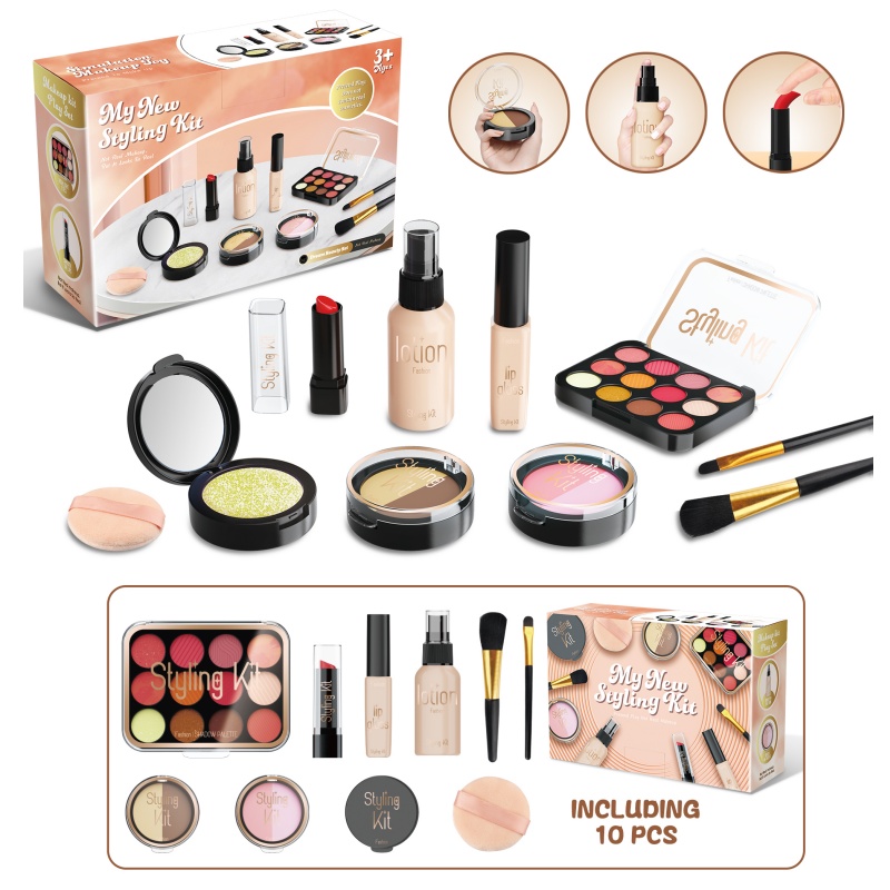 3〜6歳の女の子のためのメイクアップセット,シミュレーション - Beauty Makeup Set For Kids のレビューと価格