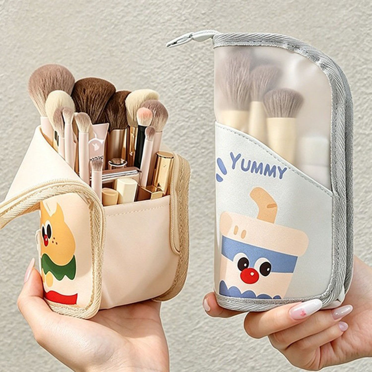 1 個化粧品バッグトラベルスタンド収納メイクアップ下着オーガ - Beauty Makeup Organizer のレビューと価格