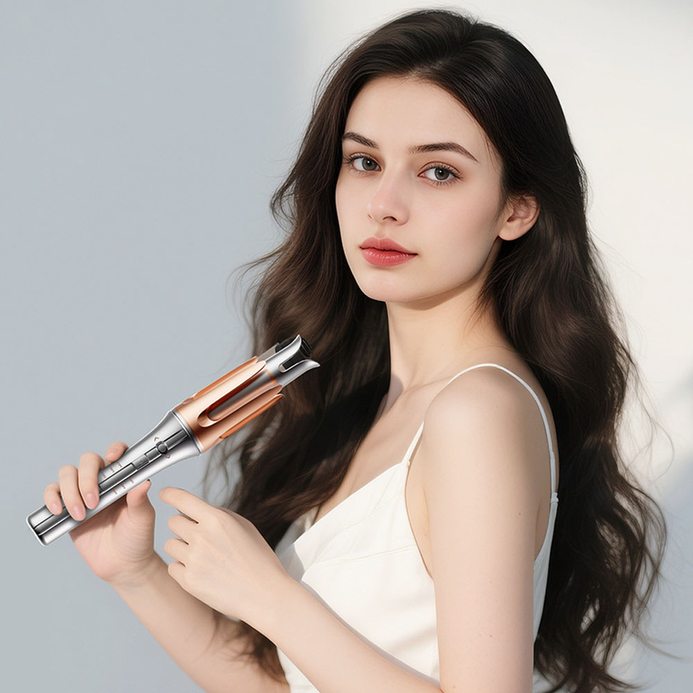自動カーリングアイロン 大型カール マイナスイオン ヘアスタ - Hair Curling Wand のレビューと価格