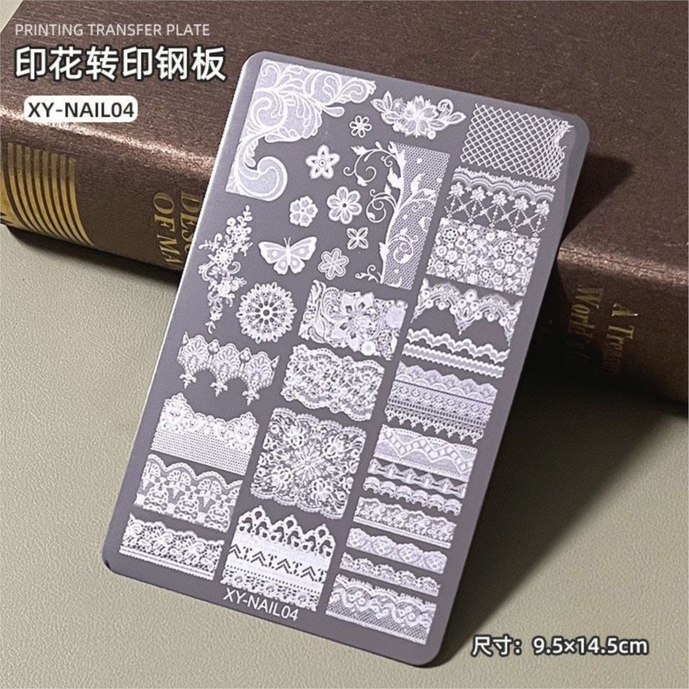9*15 センチメートル 3D レース蝶ネイルアートスタンピ - Nail Art Stamping Kit のレビューと価格