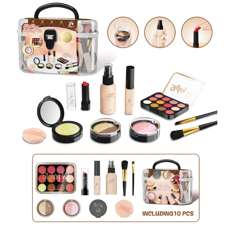 子供用プレイハウスシミュレーションメイクアップおもちゃ、女の - Beauty Makeup Set For Kids のレビューと価格